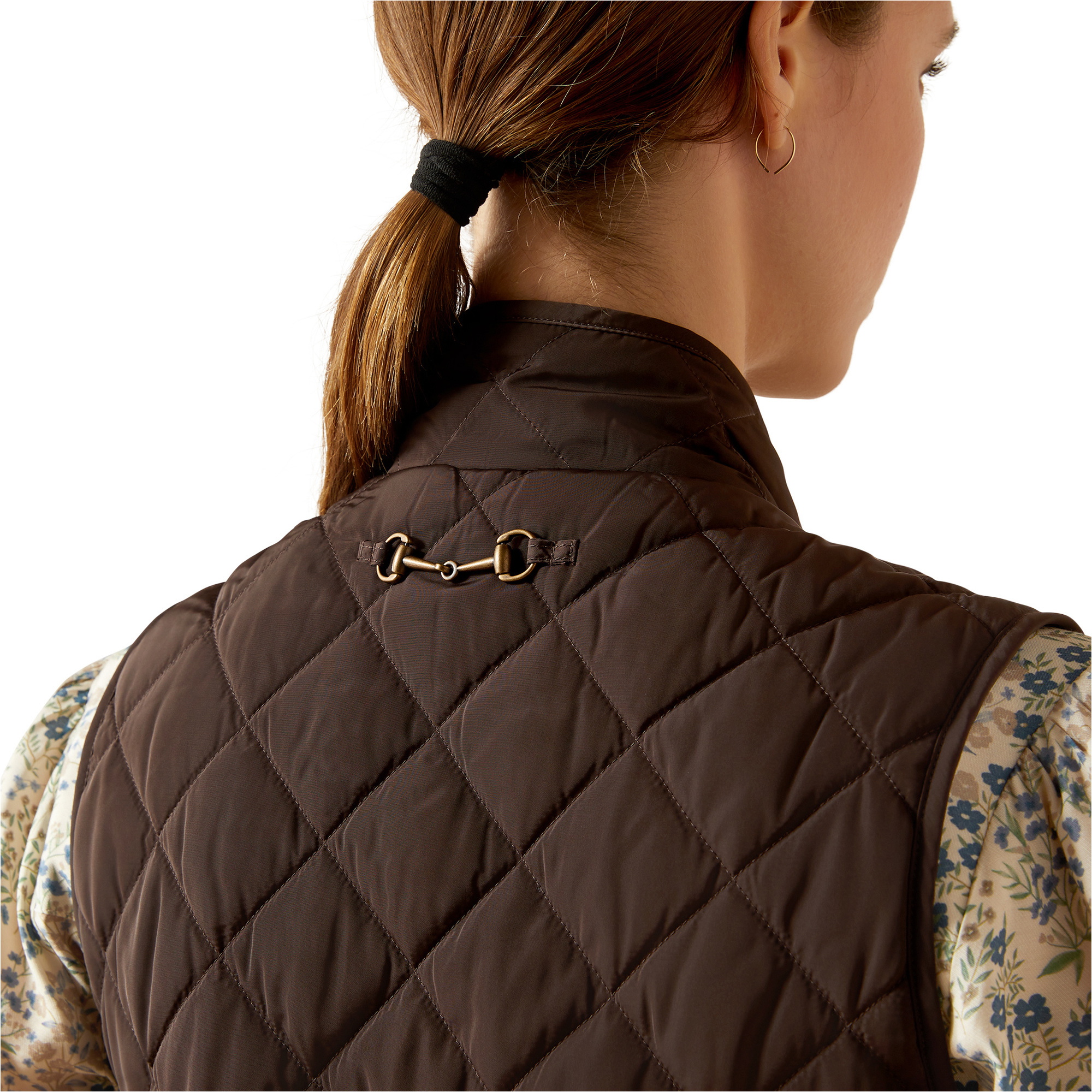 2025 Ariat Womens Woodside Vest 10062689 - Coffee Bean